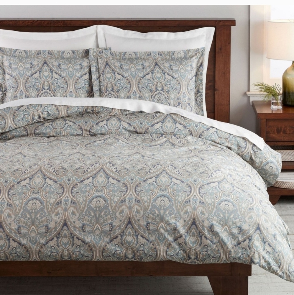 Pottery Barn Mackenna Paisley Duvet Cover Set